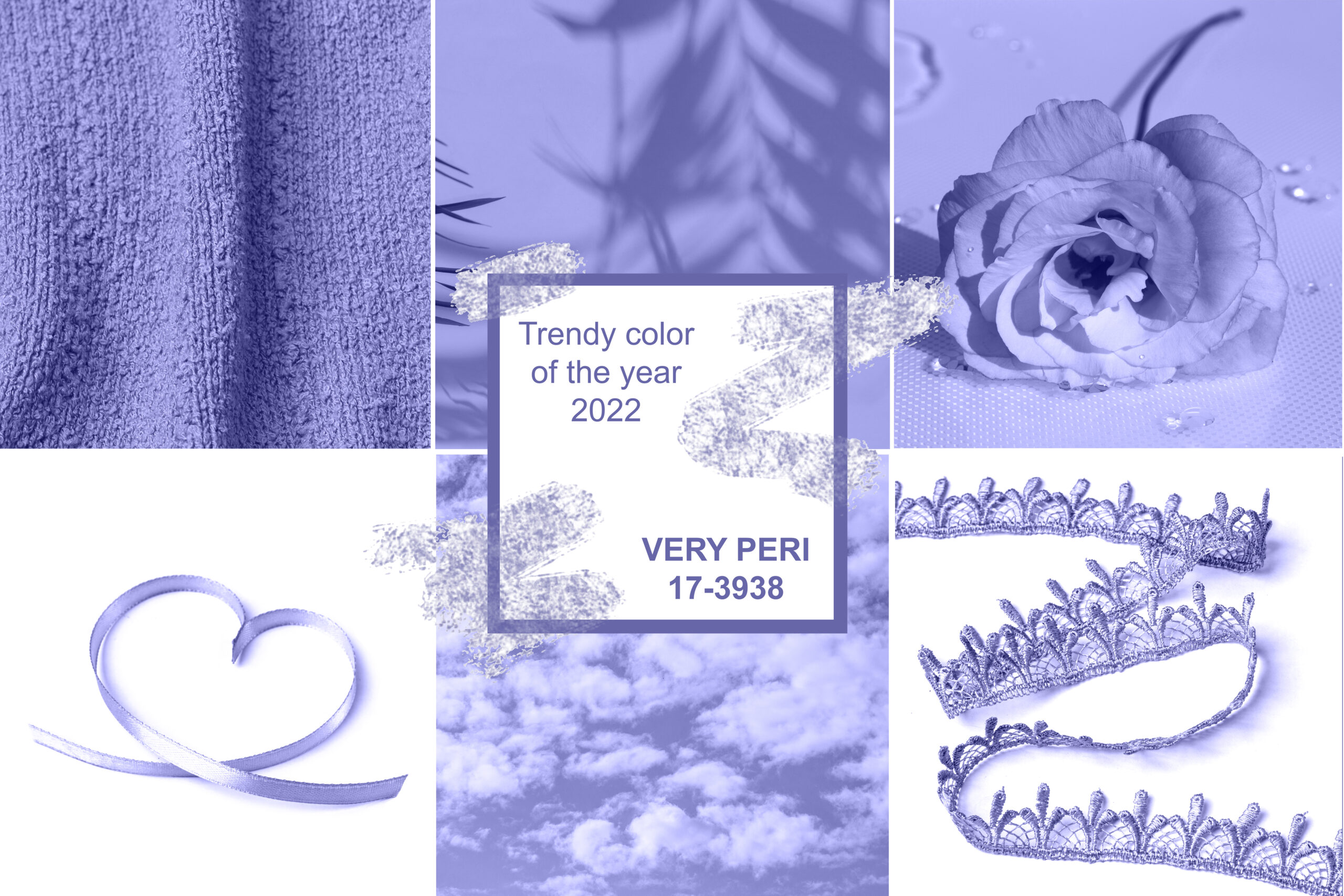 Il colore pantone dell'anno 2022: Very Peri
