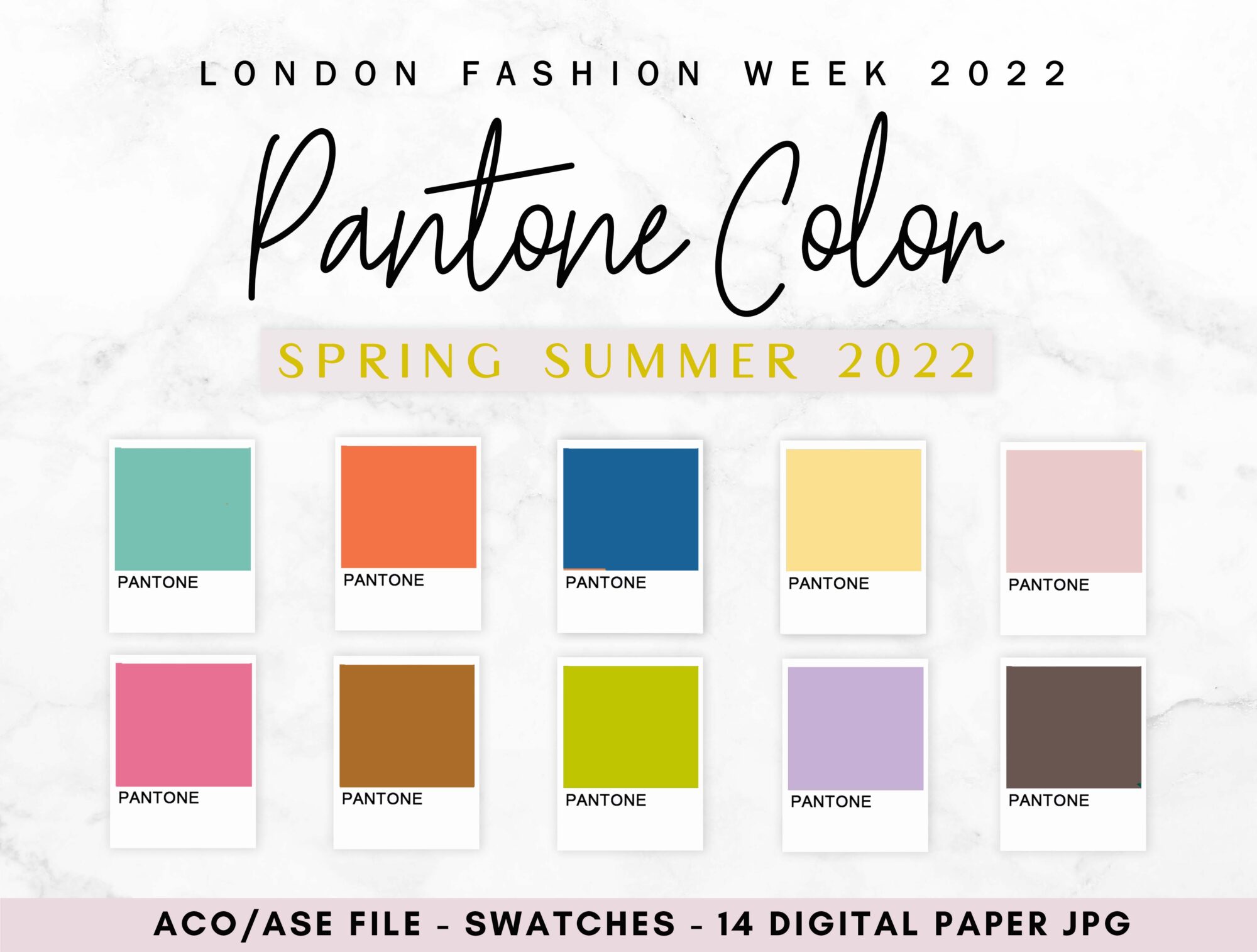  I colori pantone primavera estate 2022